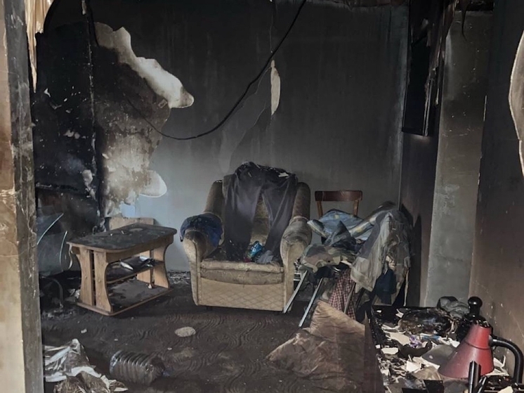 В Таганроге из-за непотушенной сигареты при пожаре погиб мужчина