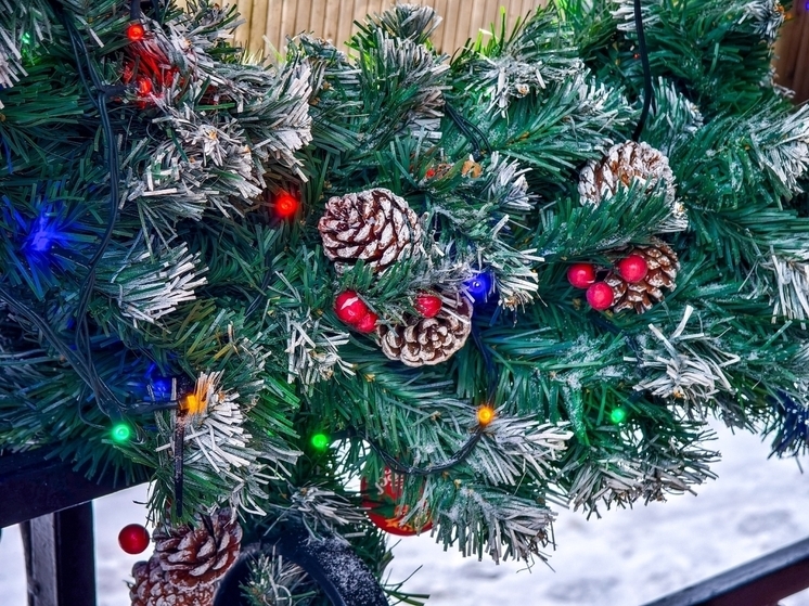 В Томске более 1600 организаций украсили фасады к Новому году