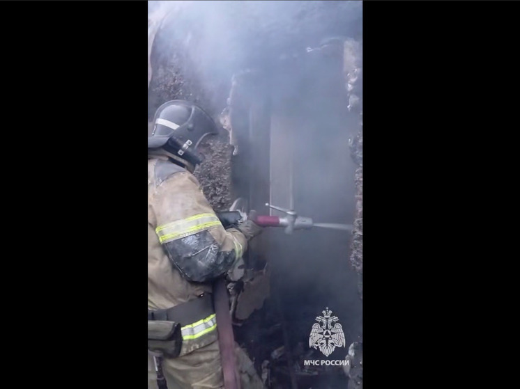 Двое погибли при пожаре в частном доме в Донецке