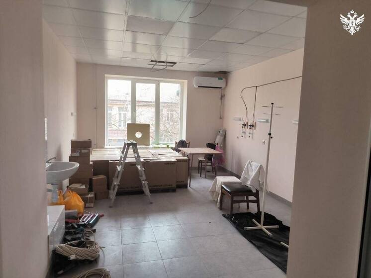 Капитальный ремонт Генической ЦРБ вышел на финишную прямую