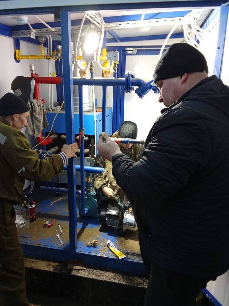 Калужане обновляют коммунальные сети в Первомайске