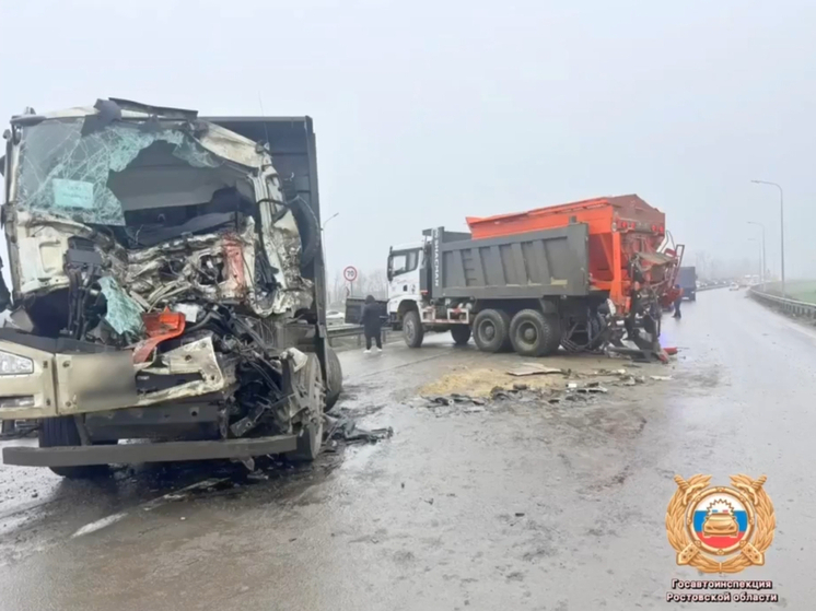 Под Ростовом в жестком ДТП с грузовиками погиб 31-летний водитель