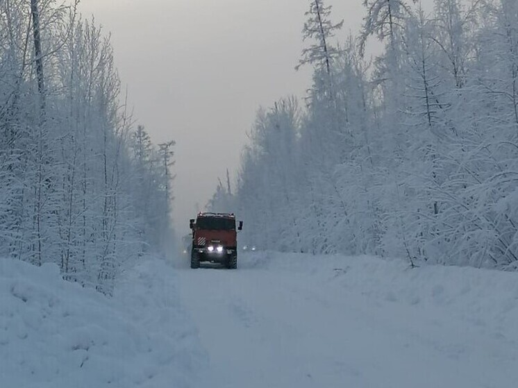 Зимнюю дорогу открыли в Катангском районе