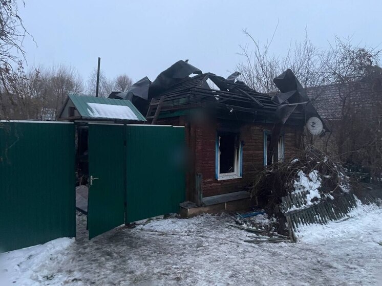 В селе Верхний Ломов при пожаре погиб 45-летний мужчина