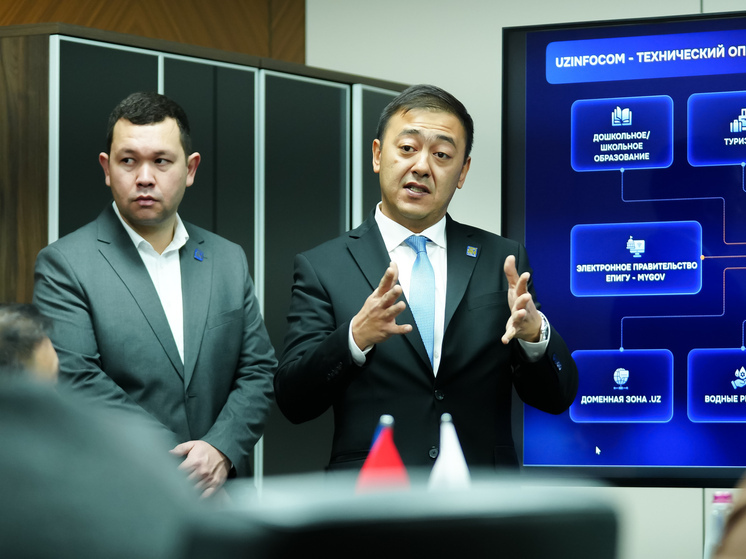 ГУ «Кызмат» и UZINFOCOM обсудили развитие цифрового сотрудничества