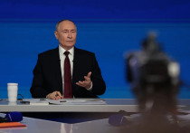 «Итоги года с Владимиром Путиным» продолжались почти 4,5 часа - за это время президент ответил на 80 вопросов граждан и журналистов