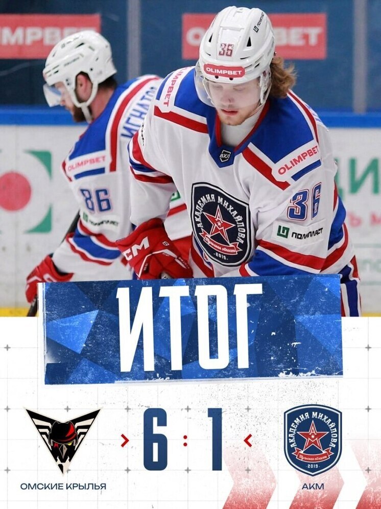 АКМ потерпел сокрушительное поражение от «Омских Крыльев» на выезде