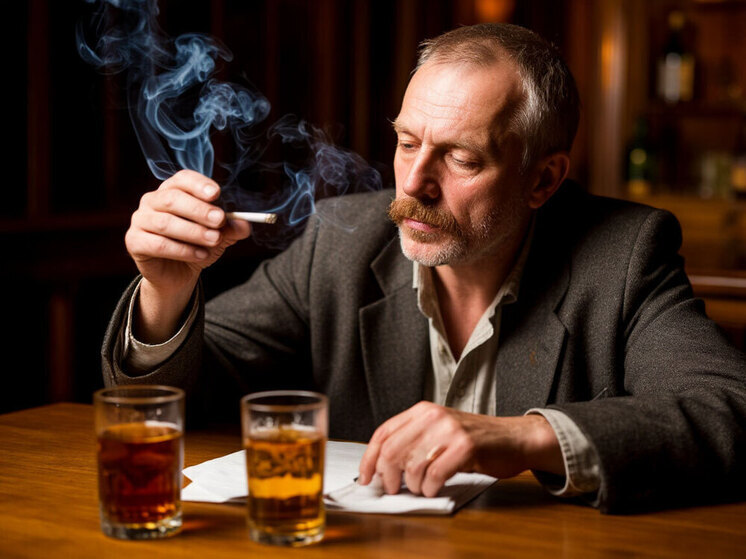Врач рассказал как алкоголь и сигареты влияют на внешность