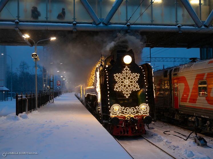 В новогодней программе телеканала «78» покажут экскурсию на ретропоезде по Карелии