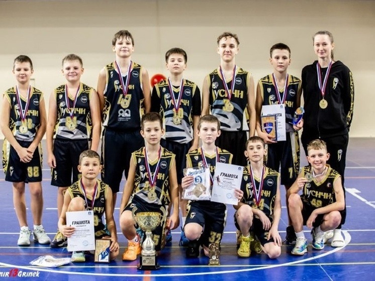 Курские юные баскетболисты триумфально выиграли Кубок в Санкт-Петербурге