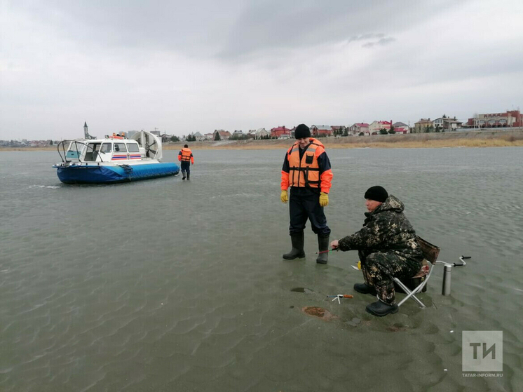 С начала ледостава из-подо льда спасли троих мужчин в Татарстане