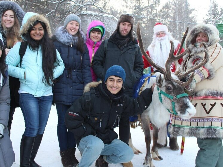 Визит иностранных студентов в Красноярский край