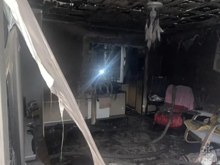 10 человек спасли на пожаре в Ангарске