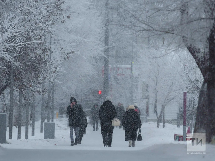 Метель и гололед прогнозируют 21 декабря в Татарстане