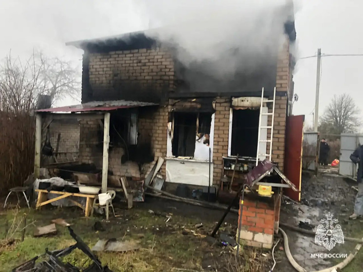 В Орловской области пожар в дачном доме привел к гибели человека