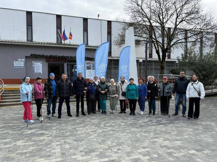 Новая пешеходная зона открылась в селе Орел-Изумруд Адлерского района Сочи