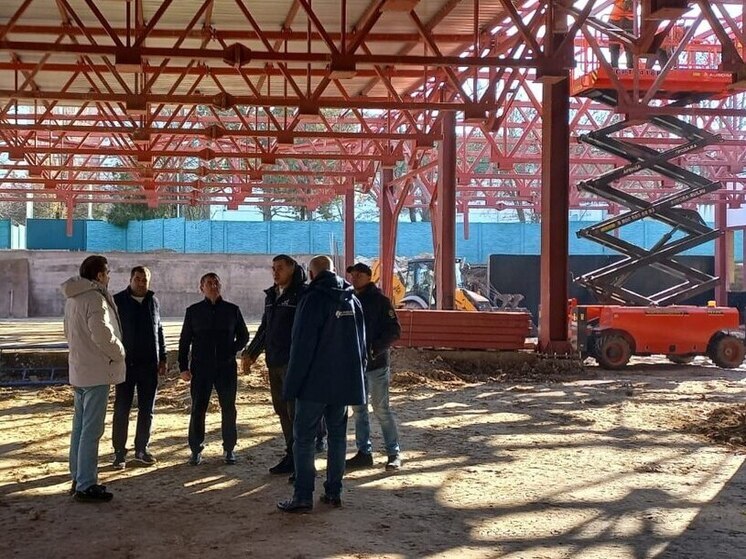 В Симферополе продолжают строить приемное отделение экстренной медпомощи