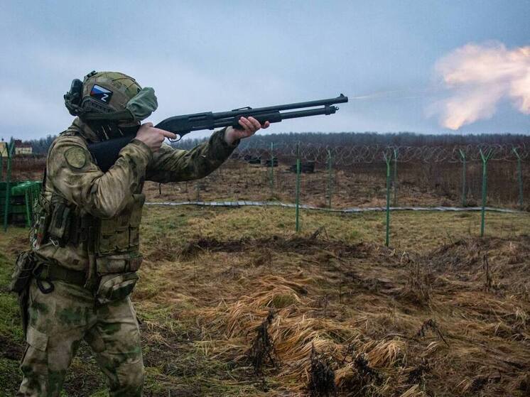 На полигоне в Ленобласти росгвардейцы на учениях "отстреливали" БПЛА