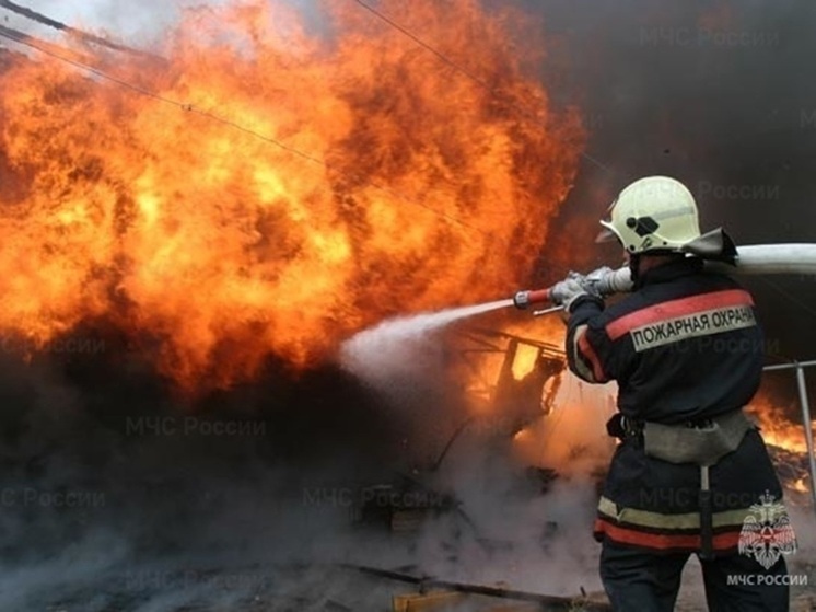 В Поронайске пожарные оперативно ликвидировали возгорание заброшенного здания