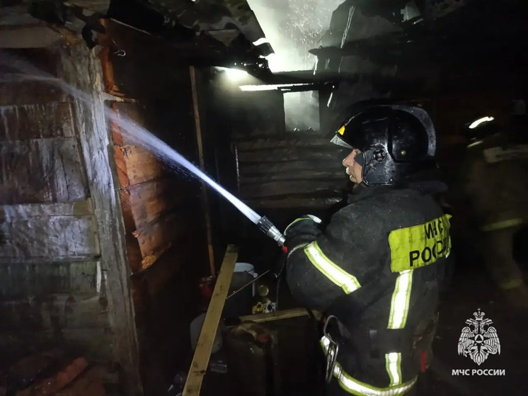 В Орле сгорел дачный дом в СНТ «Песчаный Берег»