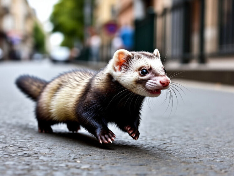 Ярославцы заприметили в городе хорька