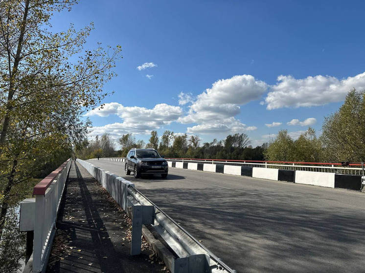 Два моста обновили в Алтайском крае почти за 150 млн рублей