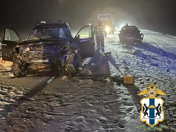 В Колыванском районе в лобовом столкновении погибли водитель и 14-летний пассажир