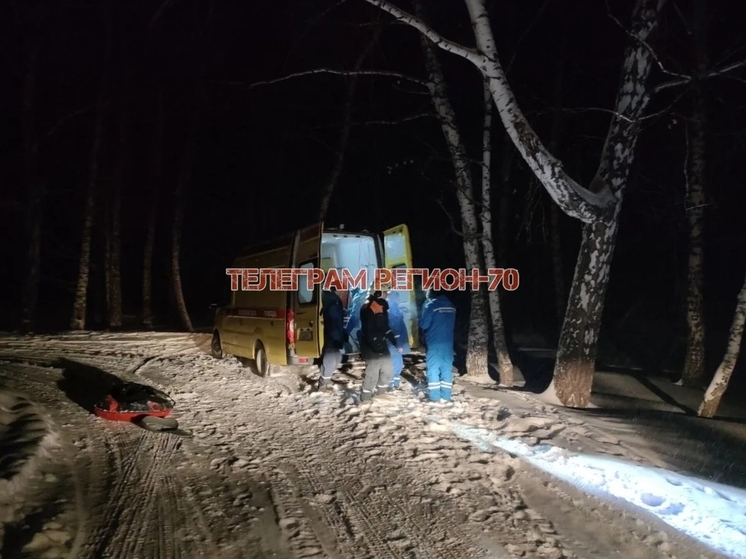 В томском посёлке Светлый девушка врезалась в дерево на «плюшке»