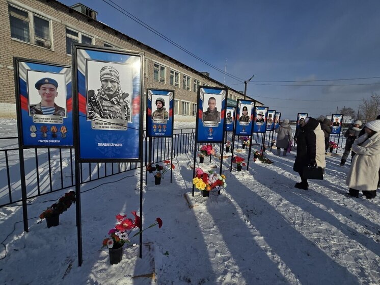 Аллею памяти возвели в Петровск-Забайкальском округе