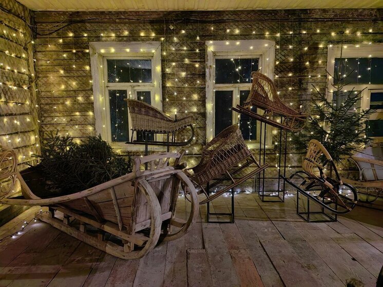 Клад забытых саней: в соседней Тарусе нашли «парковку» Деда Мороза