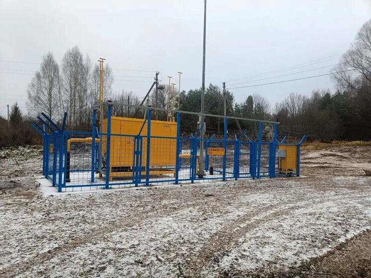 В юхновскую деревню Никитино пришёл газ