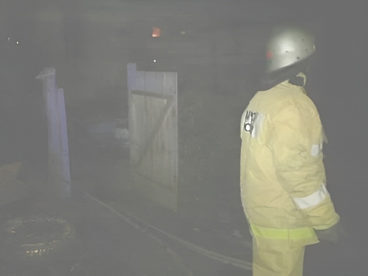 В Семилукском районе Воронежской области потушили пожар в бане