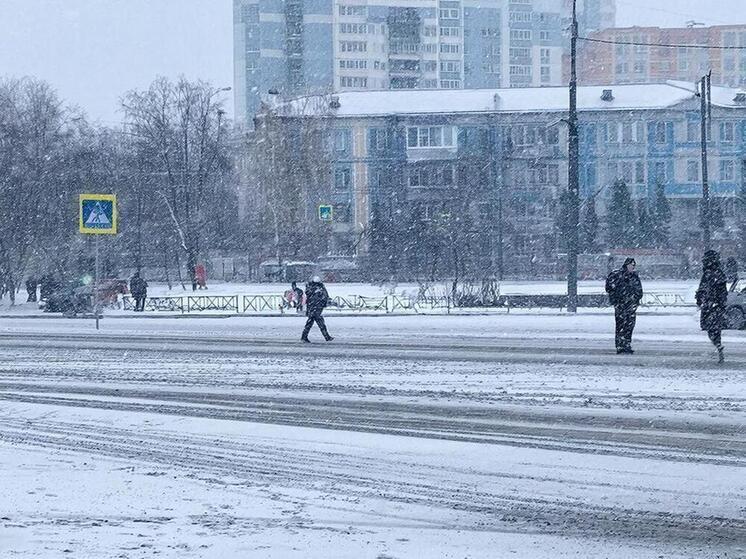 Понедельник в Смоленске будет снежным