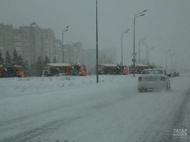 МЧС предупреждает о метели и сильном ветре в Татарстане