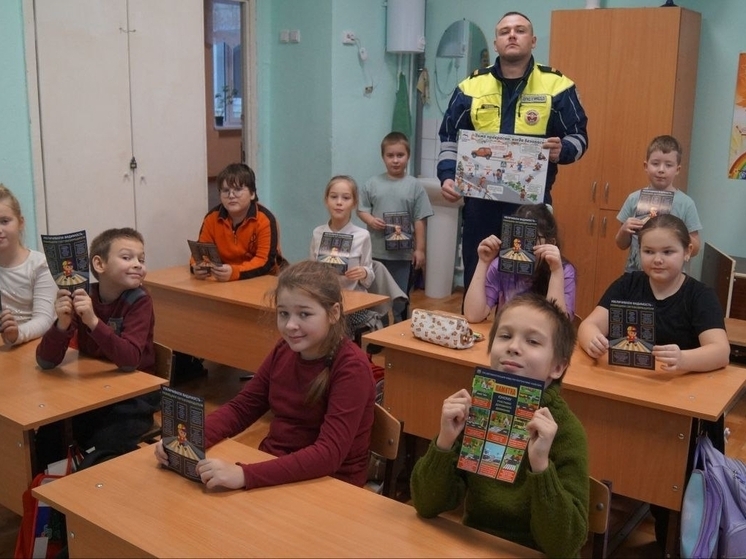 В Вешкельской школе юным пешеходам рассказали о безопасности на дороге