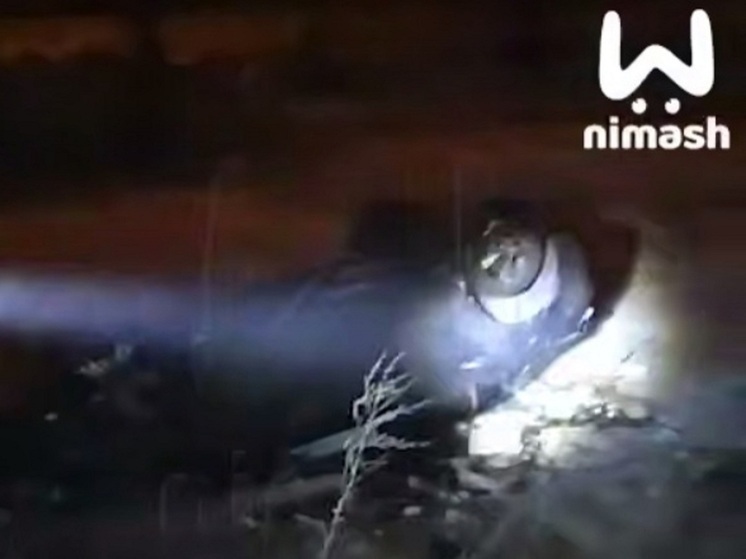 Автомобиль после ДТП улетел в пруд в Нижегородской области