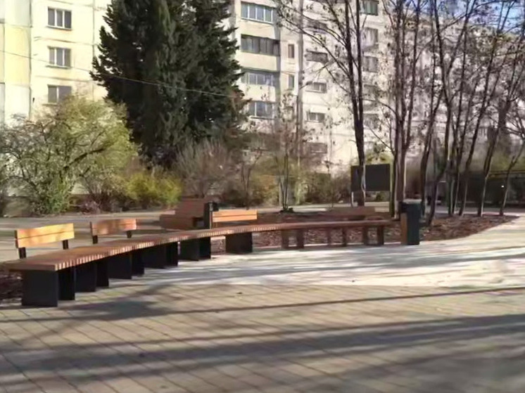 В Севастополе благоустроили сквер на проспекте Генерала Острякова