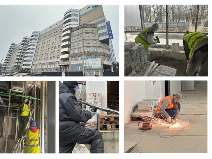 В столице Орловской области продолжается строительство многопрофильного медицинского центра БУЗ &laquo;Орловская клиническая больница&raquo;
