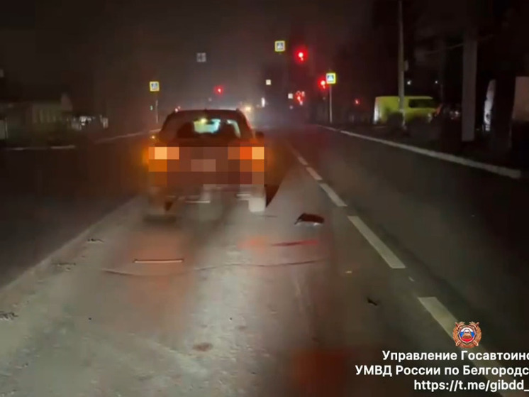 В Белгороде пешеход вышел на дорогу и попал под колеса иномарки