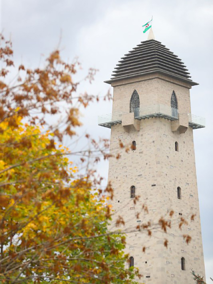 Башня Согласия в Магасе вошла в топ-20 лучших концептуальных оформлений территории
