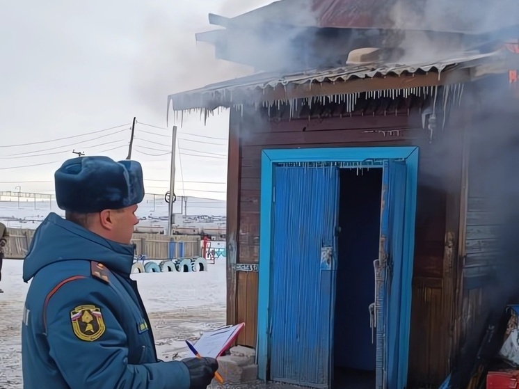 Частный дом, гараж и автомобиль горели в Чите