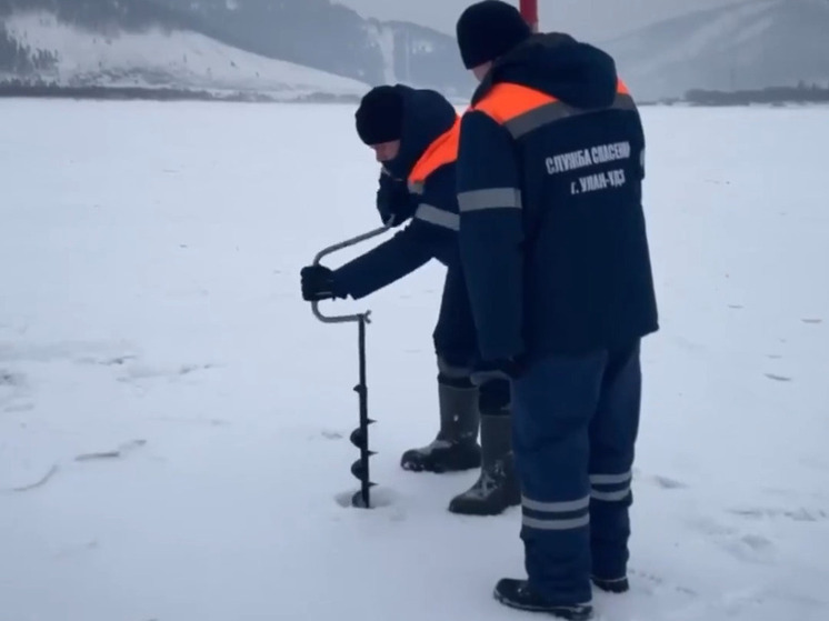 В Улан-Удэ в микрорайоне Мостовой открыли ледовую переправу