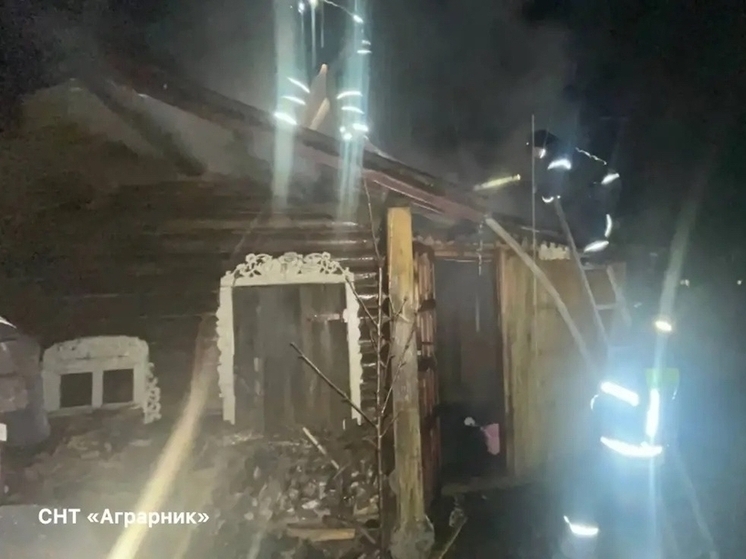 За одну ночь в Тверской области сгорели две бани