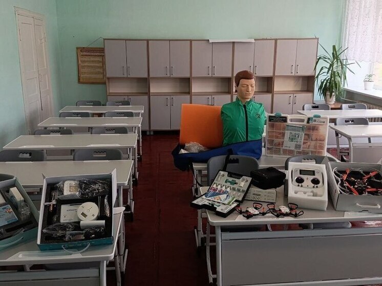 Ольгинская школа получила новое учебное оборудование