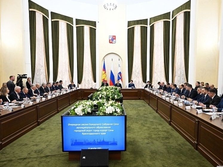 В Сочи приняли городской бюджет на 2026 год