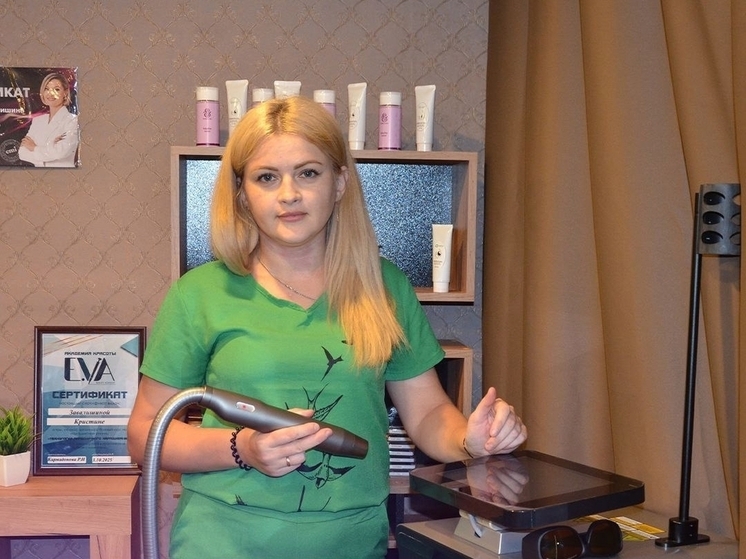 Белгородка открыла кабинет по оказанию услуг красоты по соцконтракту