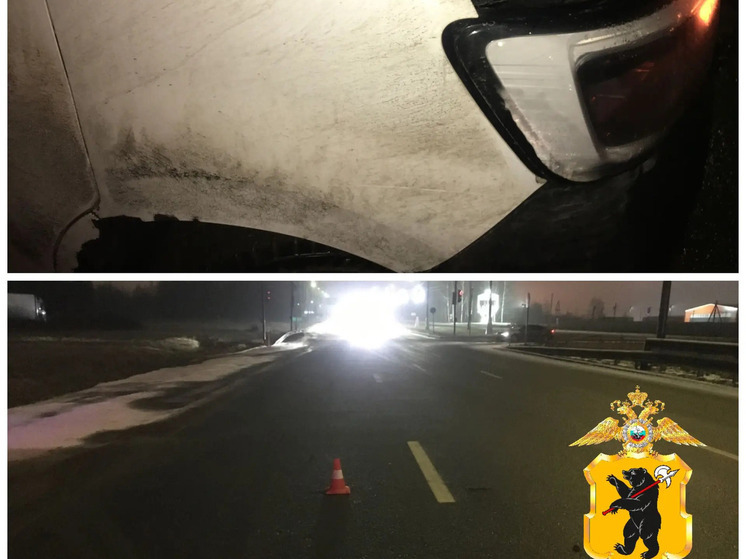 В Ярославле фургон сбил пожилого пешехода.