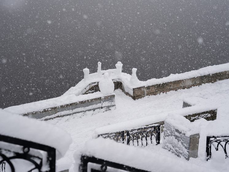 Желтый уровень опасности действует в Тверской области из-за ветра, снега и гололедицы