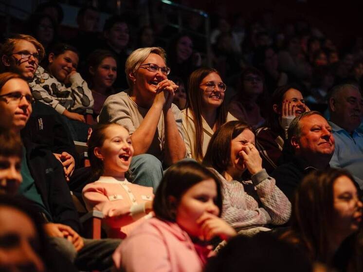 Юные жители приграничных территорий Курской области встретили Новый год с героями Простоквашино