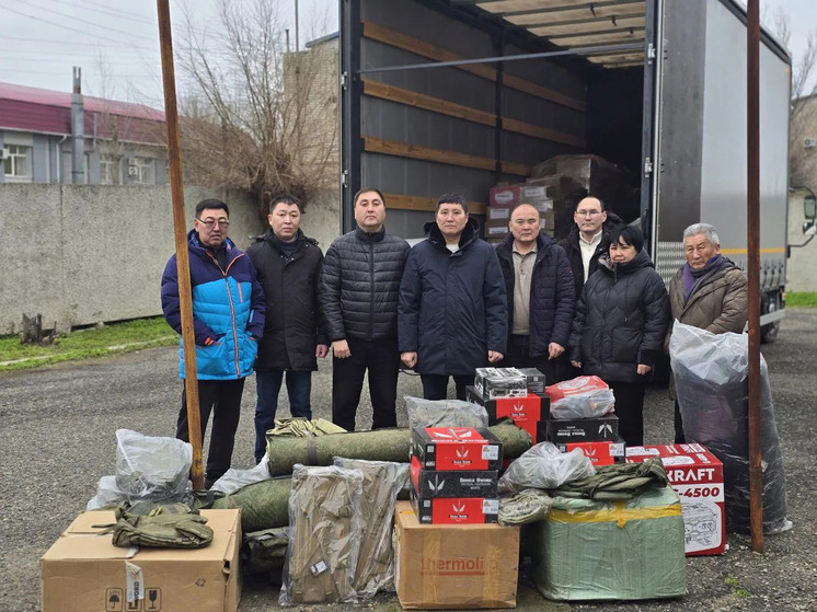 Целинный район Калмыкии поддержал своих героев на передовой